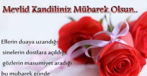 Resimli Mevlid Kandili Kutlama Mesajları