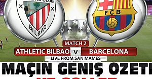 Athletic Bilbao 4-0 Barcelona Süper Kupa Maçı Geniş ÖZet Goller Önemli Posizyonlar ( Barcelona'ya büyük Şok ! )