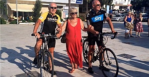 Kanserle Mücadele için 4 bin 700 kilometre pedal çevirdiler